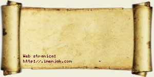 Anđela Bjeletić vizit kartica